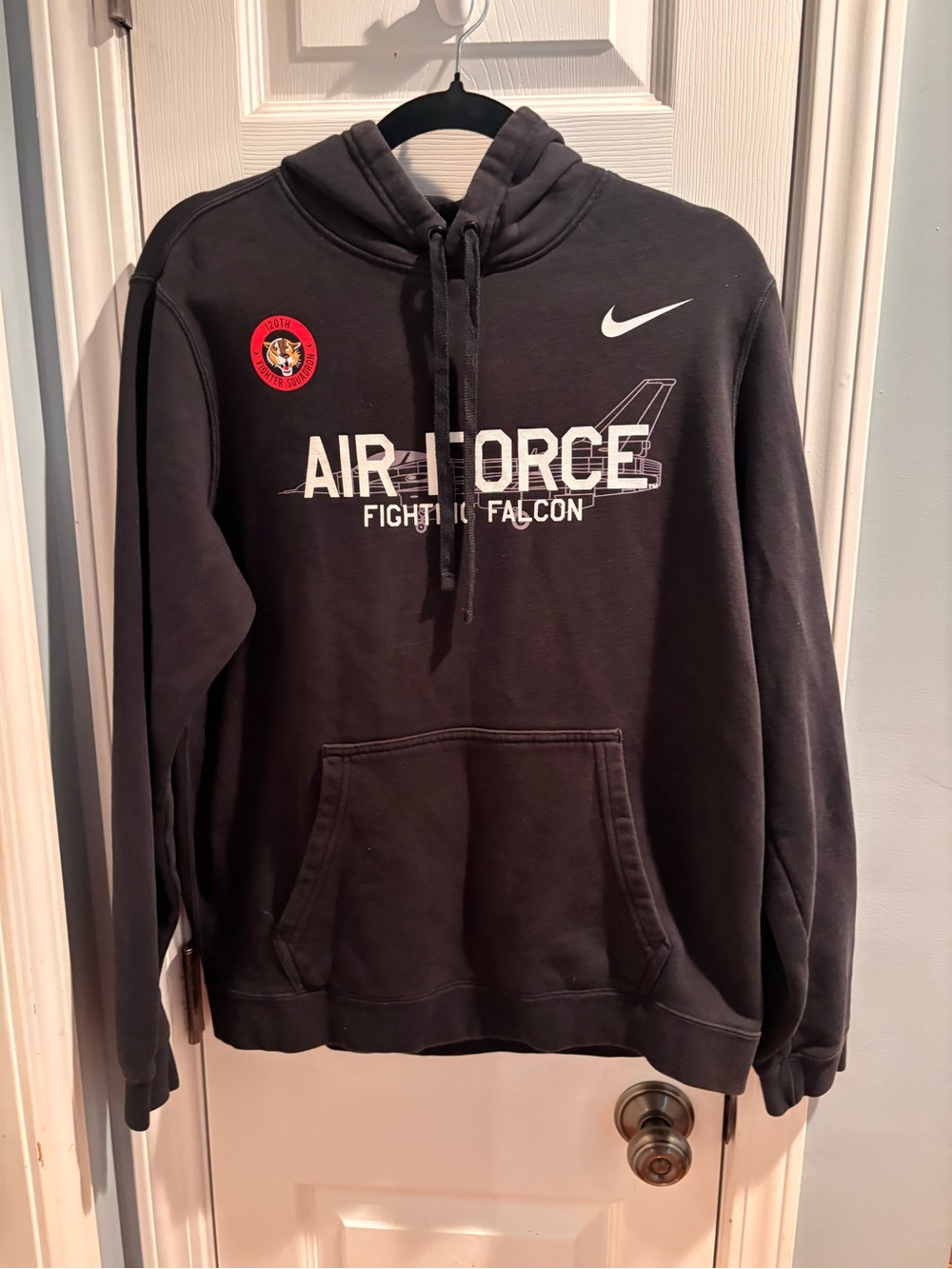 Nike Black Air Force 'Fighting Falcon' Men's Hoodie